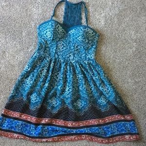 Xhilaration teal sundress